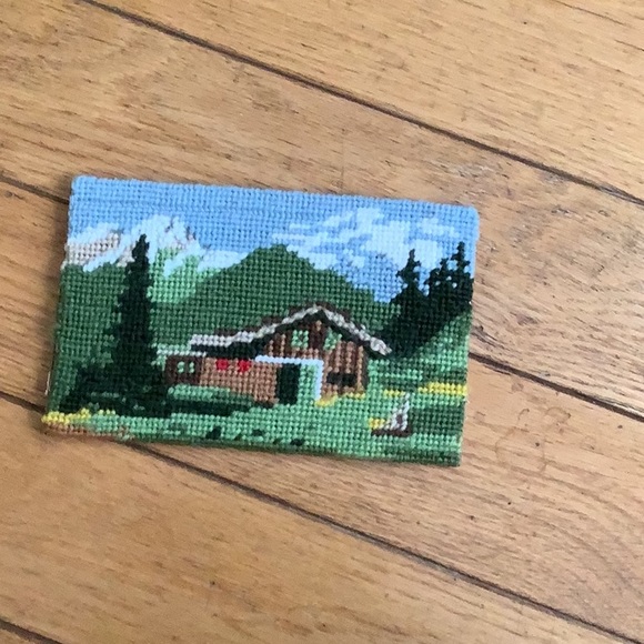 Two small needlepoint - Picture 3 of 3